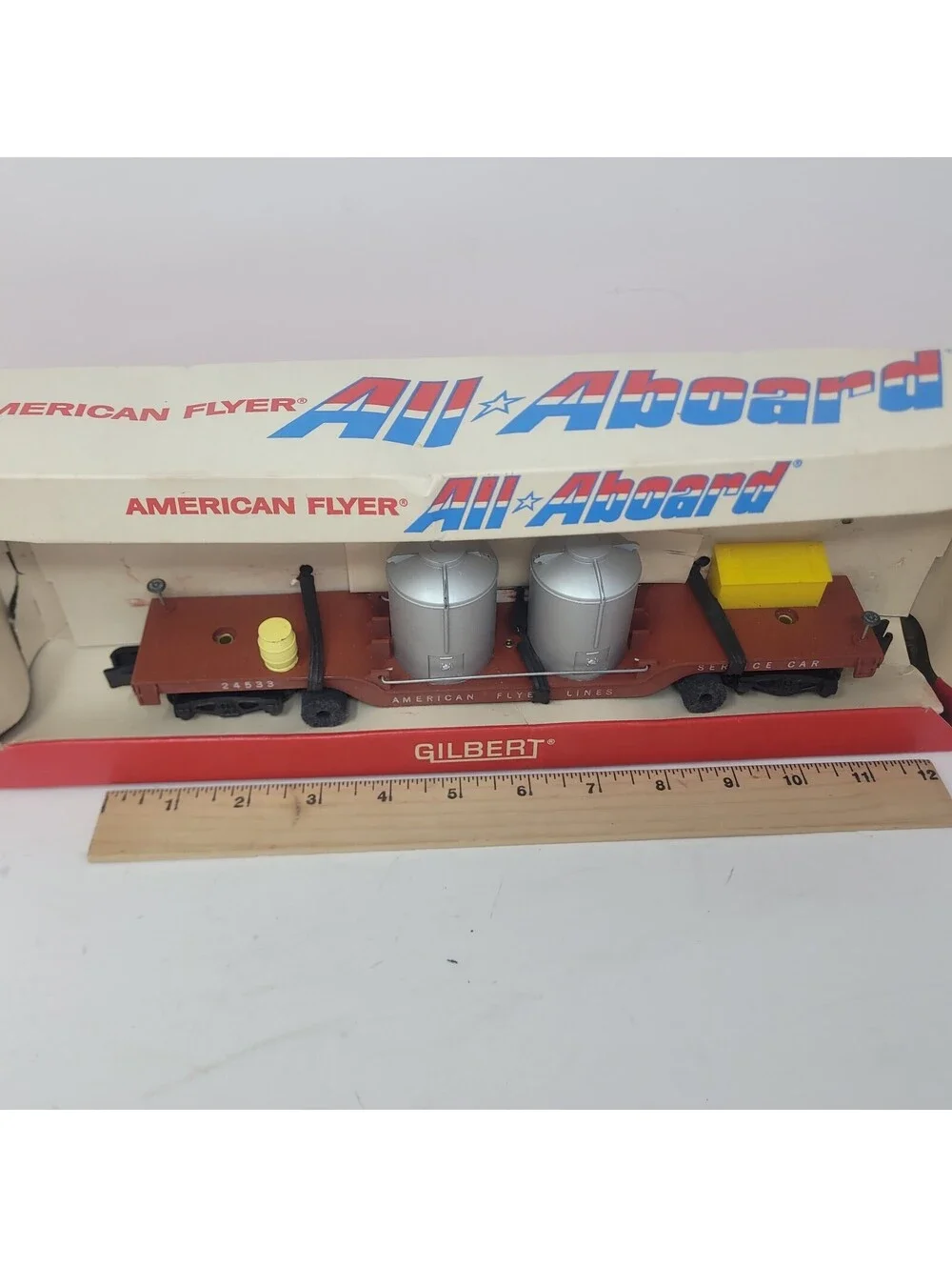 American Flyer S Gauge American Flyer Lines Track Cleaning Car Analog 24533 Box